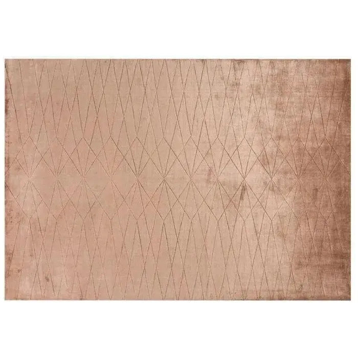 Edge Wine Solid Handmade Area Rug By Linie