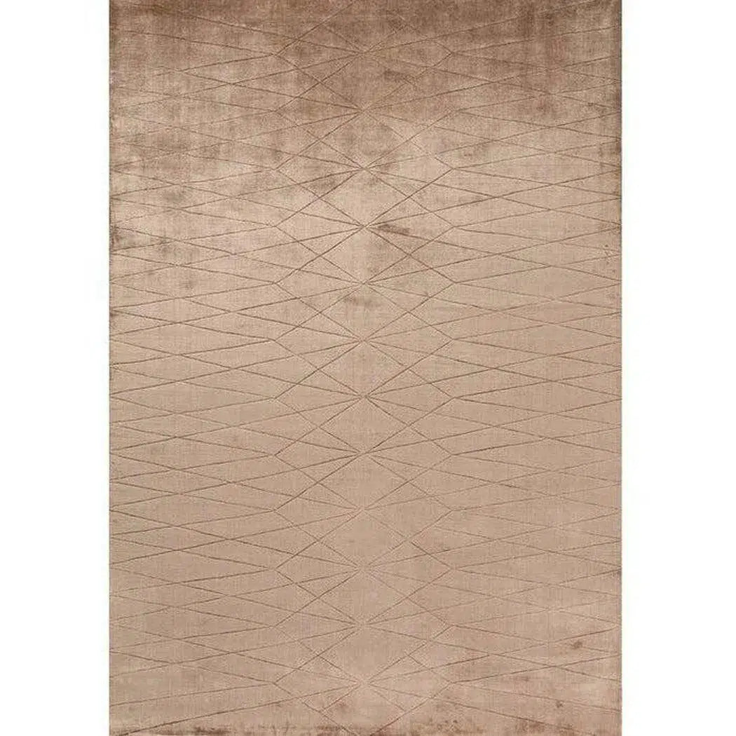 Edge Wine Solid Handmade Area Rug By Linie