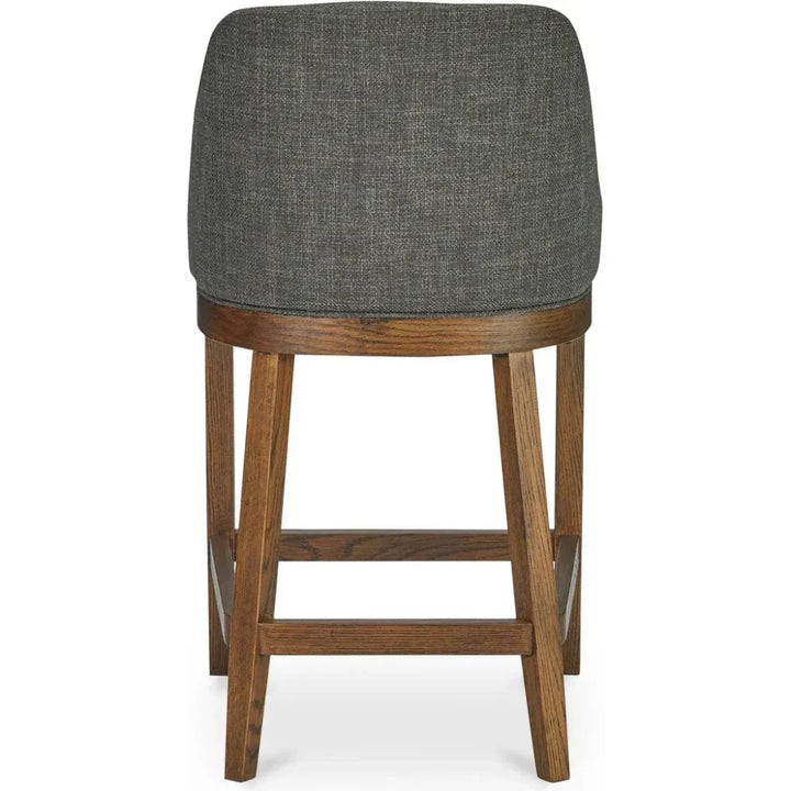 Edward Performance Fabric Wood Frame Counter Stool - LOOMLAN - Moe's Home - Counter Stools