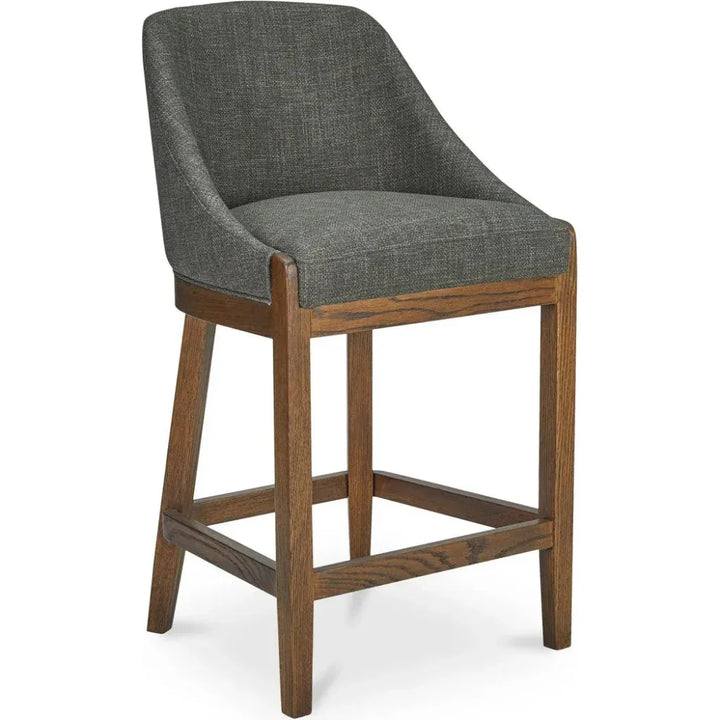 Edward Performance Fabric Wood Frame Counter Stool - LOOMLAN - Moe's Home - Counter Stools