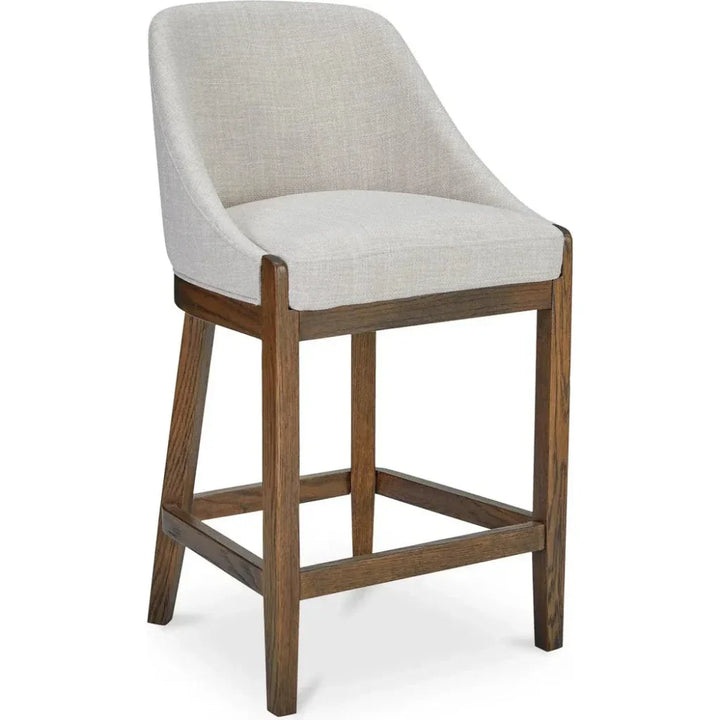 Edward Performance Fabric Wood Frame Counter Stool - LOOMLAN - Moe's Home - Counter Stools
