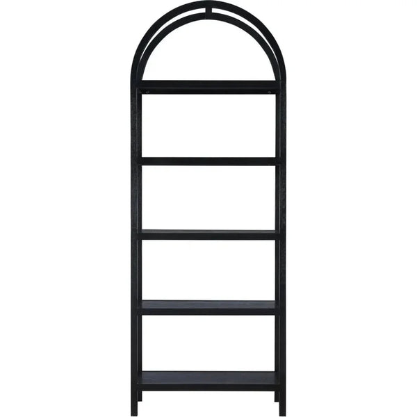 Eero Black Oak Wood BookShelf - LOOMLAN - Moe's Home - Etageres