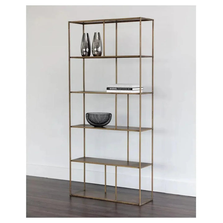 Eiffel Stylish Iron Etagere-Etageres-SUNPAN-LOOMLAN