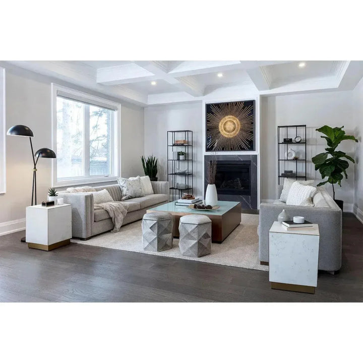 Eiffel Stylish Iron Etagere-Etageres-SUNPAN-LOOMLAN