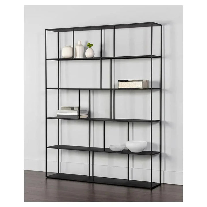 Eiffel Stylish Iron Etagere-Etageres-SUNPAN-LOOMLAN