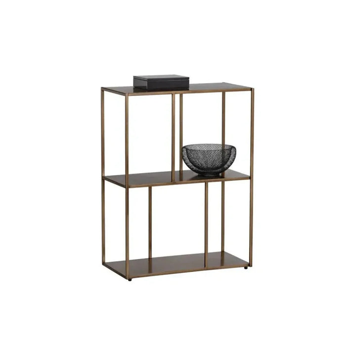 Eiffel Stylish Iron Low Etagere-Etageres-SUNPAN-LOOMLAN