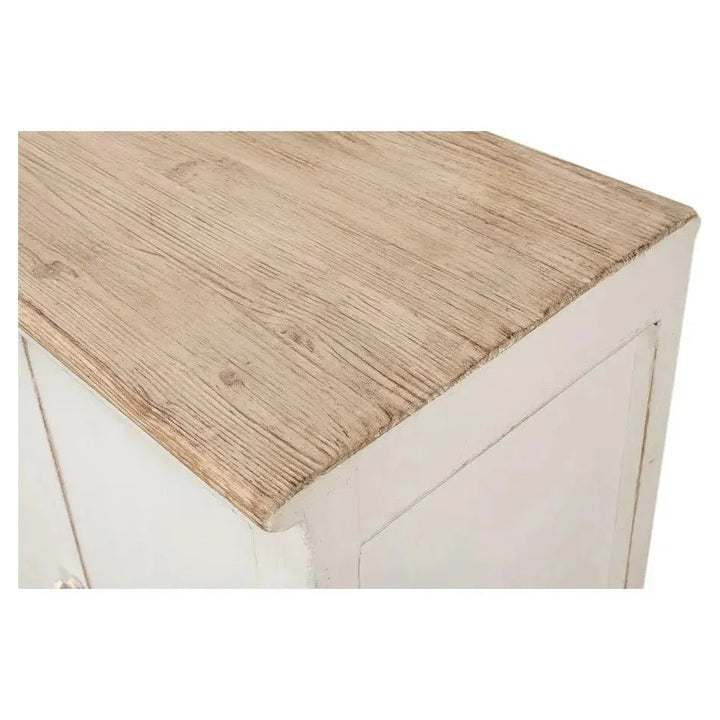 Eight Is Enough Extra Wide Sideboard Whitewash - LOOMLAN - Sarreid - Sideboards