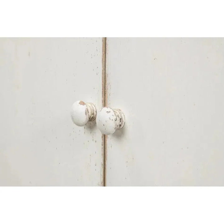 Eight Is Enough Extra Wide Sideboard Whitewash - LOOMLAN - Sarreid - Sideboards