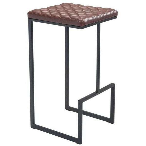 Element Barstool Brown Bar Stools LOOMLAN By Zuo Modern