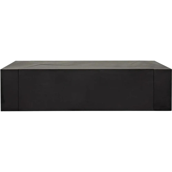Element Black Steel Geometric Coffee Table - LOOMLAN - Noir - Coffee Tables