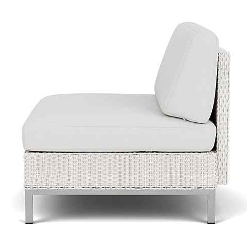 Elements Armless Outdoor Lounge Chair with Loom Back-Outdoor Lounge Chairs-Lloyd Flanders-LOOMLAN