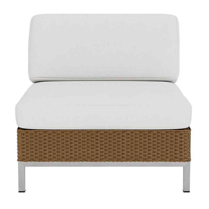 Elements Armless Outdoor Lounge Chair with Loom Back-Outdoor Lounge Chairs-Lloyd Flanders-LOOMLAN