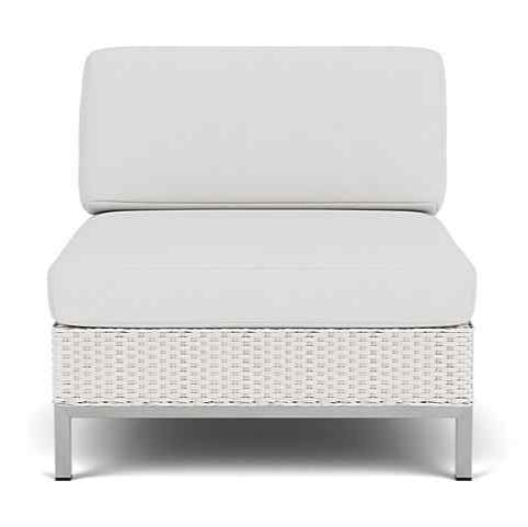 Elements Armless Outdoor Lounge Chair with Loom Back-Outdoor Lounge Chairs-Lloyd Flanders-LOOMLAN