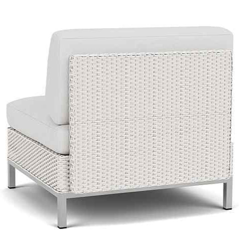 Elements Armless Outdoor Lounge Chair with Loom Back-Outdoor Lounge Chairs-Lloyd Flanders-LOOMLAN