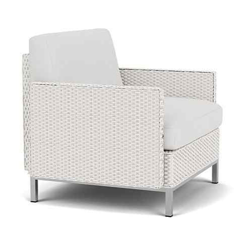 Elements Outdoor Lounge Chair with Loom Arms and Back-Outdoor Lounge Chairs-Lloyd Flanders-LOOMLAN