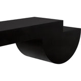 Elevate Your Space The Leeroy Coffee Table Bench-Coffee Tables-Noir-LOOMLAN