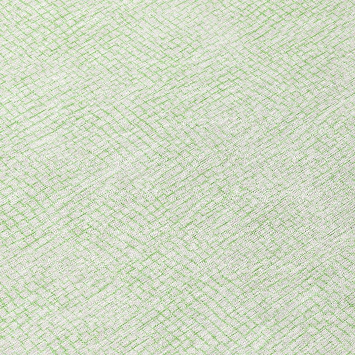 Eleya Green Washable Indoor-Outdoor Rug-Outdoor Rugs-LOOMLAN Rugs-LOOMLAN