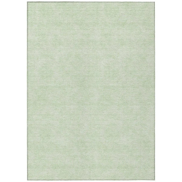 Eleya Green Washable Indoor-Outdoor Rug-Outdoor Rugs-LOOMLAN Rugs-2'6" x 3'10"-LOOMLAN