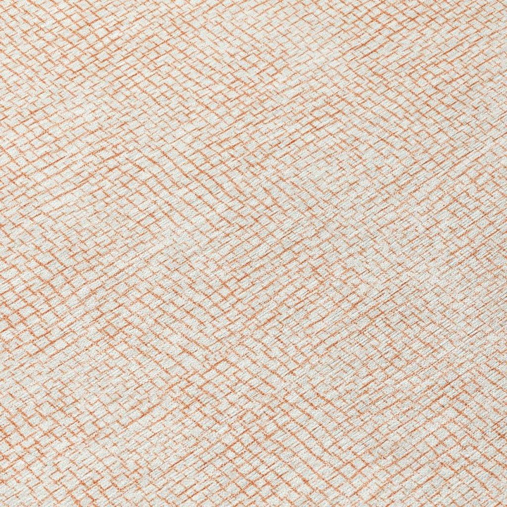 Eleya Orange Washable Indoor-Outdoor Rug-Outdoor Rugs-LOOMLAN Rugs-LOOMLAN