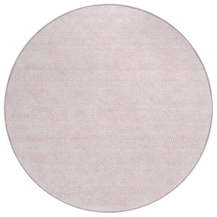 Eleya Pink Washable Indoor-Outdoor Rug-Outdoor Rugs-LOOMLAN Rugs-8' x 8'-LOOMLAN