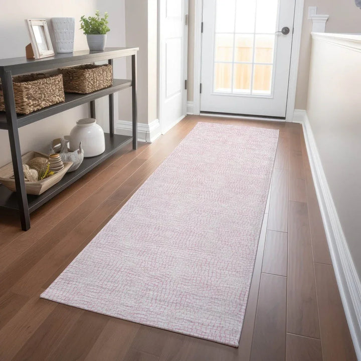 Eleya Pink Washable Indoor-Outdoor Rug-Outdoor Rugs-LOOMLAN Rugs-LOOMLAN