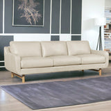 Elise Full Aniline Leather Sofa Handcrafted for Sustainability and Luxury-Sofas & Loveseats-One For Victory-LOOMLAN