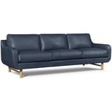 Elise Full Aniline Leather Sofa Handcrafted for Sustainability and Luxury Sofas & Loveseats LOOMLAN By One For Victory