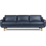 Elise Full Aniline Leather Sofa Handcrafted for Sustainability and Luxury Sofas & Loveseats LOOMLAN By One For Victory