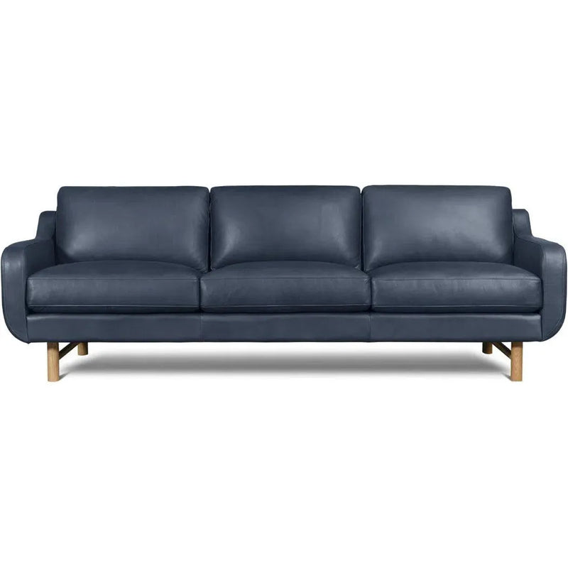 Elise Full Aniline Leather Sofa Handcrafted for Sustainability and Luxury Sofas & Loveseats LOOMLAN By One For Victory