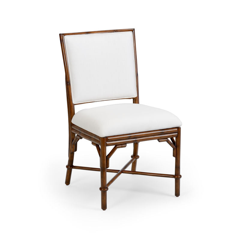 Ella Brown Rattan Frame Side Chair-Dining Chairs-Wildwood-LOOMLAN