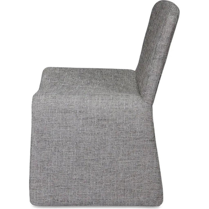 Ella Performance Fabric Armless Accent Chair - LOOMLAN - Moe's Home - Accent Chairs