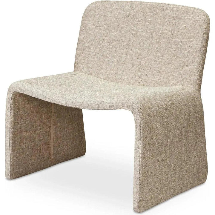 Ella Performance Fabric Armless Accent Chair - LOOMLAN - Moe's Home - Accent Chairs