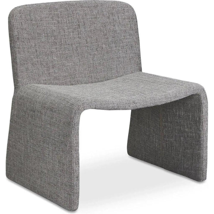 Ella Performance Fabric Armless Accent Chair - LOOMLAN - Moe's Home - Accent Chairs