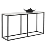 Ellery Marble Top Sofa Table-Console Tables-SUNPAN-LOOMLAN