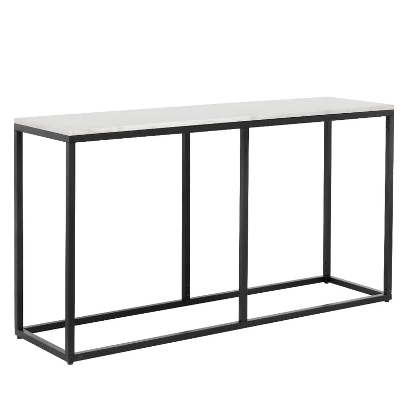 Ellery Marble Top Sofa Table-Console Tables-SUNPAN-LOOMLAN