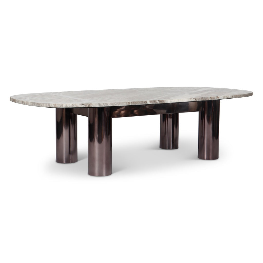 Elliott Marble Top Oval Coffee Table