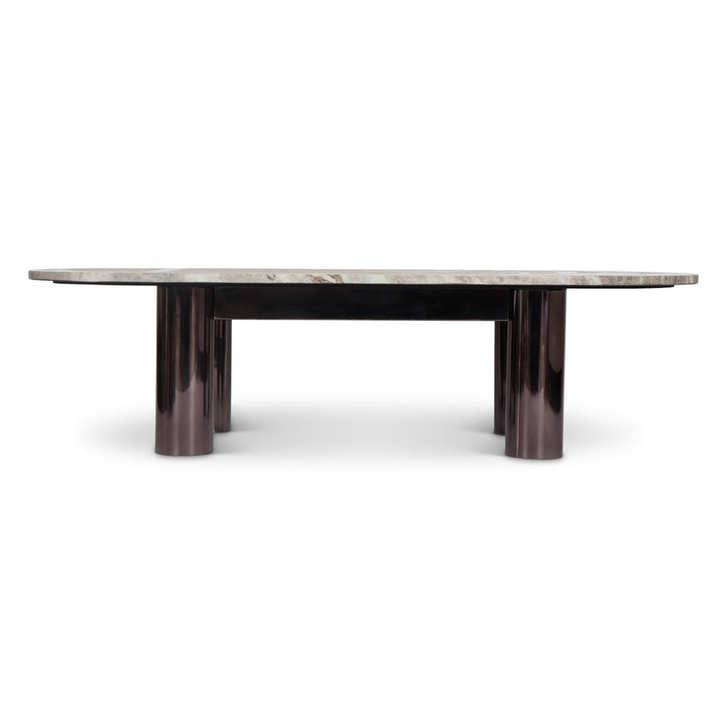 Elliott Marble Top Oval Coffee Table