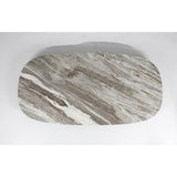 Elliott Marble Top Oval Coffee Table