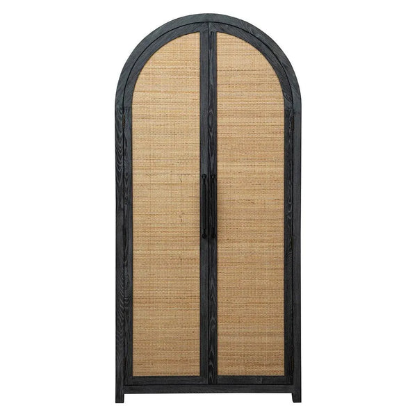 Eloise Unique Designed Wooden Black Cabinet-Accent Cabinets-Furniture Classics-LOOMLAN