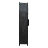 Eloise Unique Designed Wooden Black Cabinet-Accent Cabinets-Furniture Classics-LOOMLAN