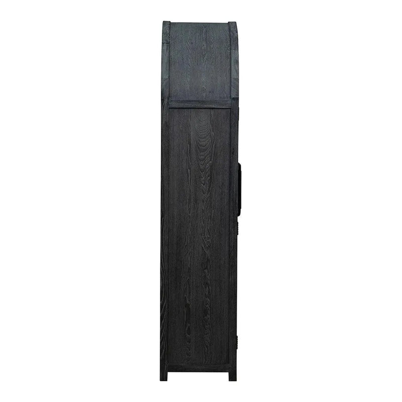 Eloise Unique Designed Wooden Black Cabinet-Accent Cabinets-Furniture Classics-LOOMLAN