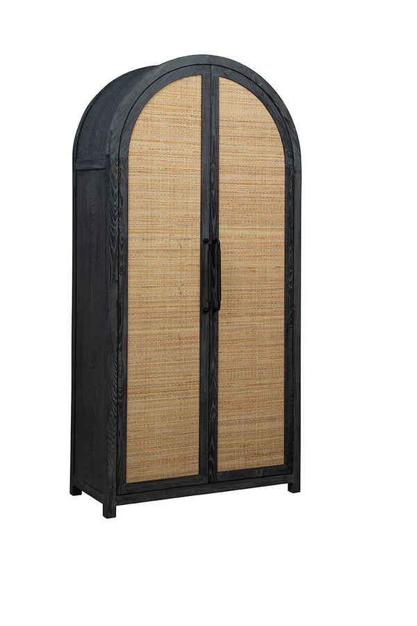 Eloise Unique Designed Wooden Black Cabinet