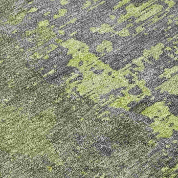 Elon Green Washable Indoor - Outdoor Rug - LOOMLAN - LOOMLAN Rugs - Outdoor Rugs
