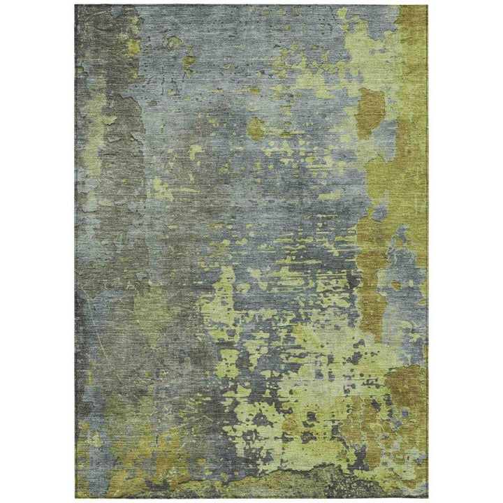 Elon Green Washable Indoor - Outdoor Rug - LOOMLAN - LOOMLAN Rugs - Outdoor Rugs