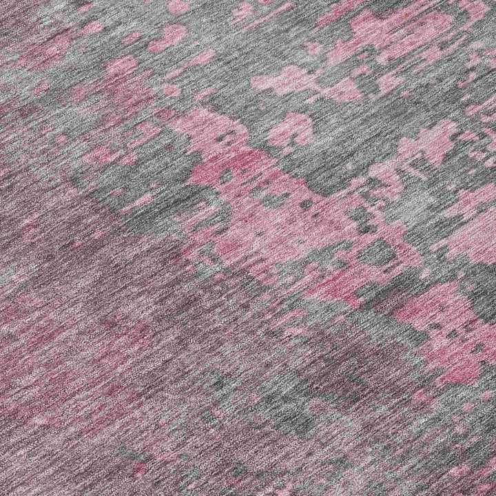 Elon Pink Washable Indoor - Outdoor Rug - LOOMLAN - LOOMLAN Rugs - Outdoor Rugs