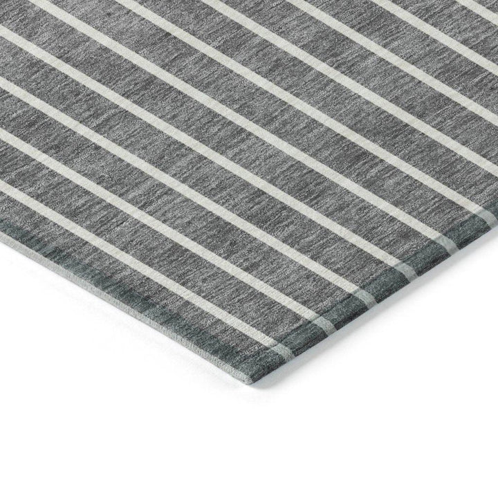 Ember Gray Washable Indoor-Outdoor Rug-Outdoor Rugs-LOOMLAN Rugs-LOOMLAN