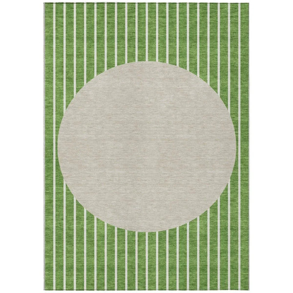Ember Green Washable Indoor-Outdoor Rug-Outdoor Rugs-LOOMLAN Rugs-2'6" x 3'10"-LOOMLAN
