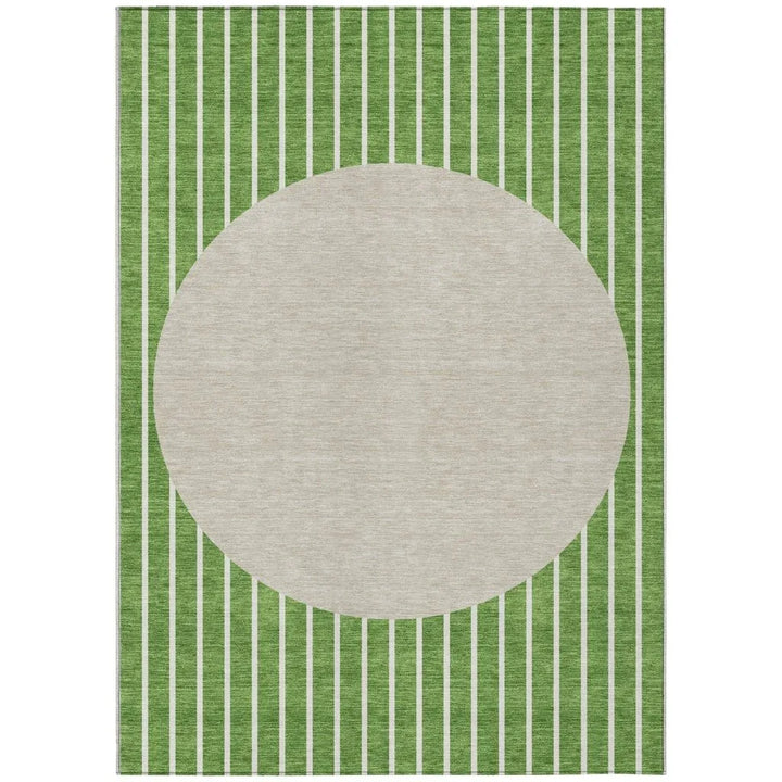 Ember Green Washable Indoor-Outdoor Rug-Outdoor Rugs-LOOMLAN Rugs-2'6" x 3'10"-LOOMLAN