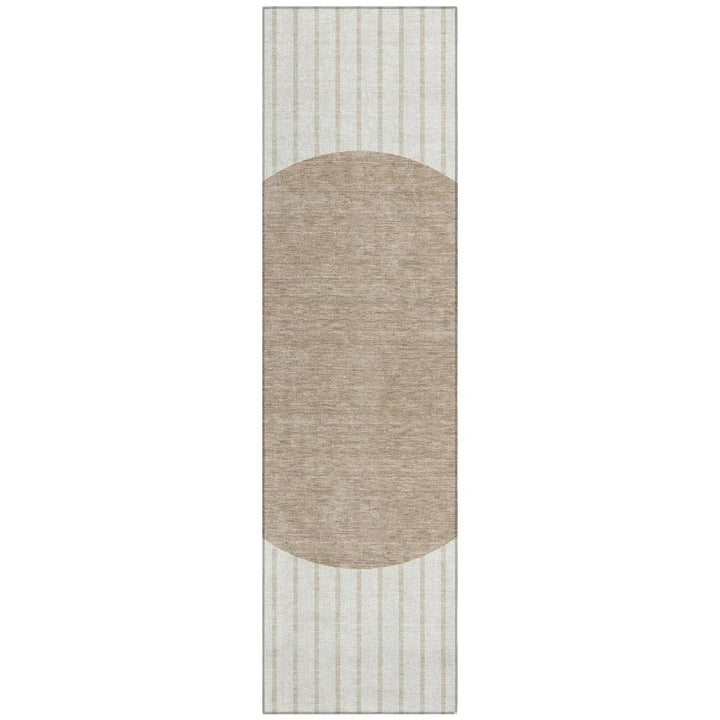 Ember Ivory Washable Indoor-Outdoor Rug-Outdoor Rugs-LOOMLAN Rugs-2'3" x 7'6"-LOOMLAN