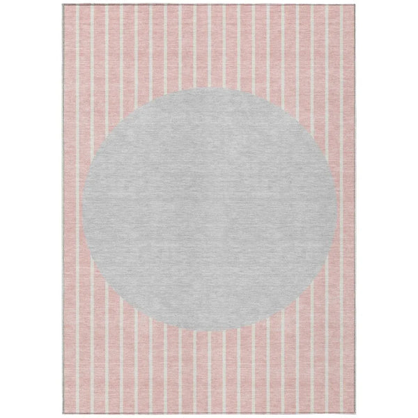 Ember Pink Washable Indoor-Outdoor Rug-Outdoor Rugs-LOOMLAN Rugs-2'6" x 3'10"-LOOMLAN